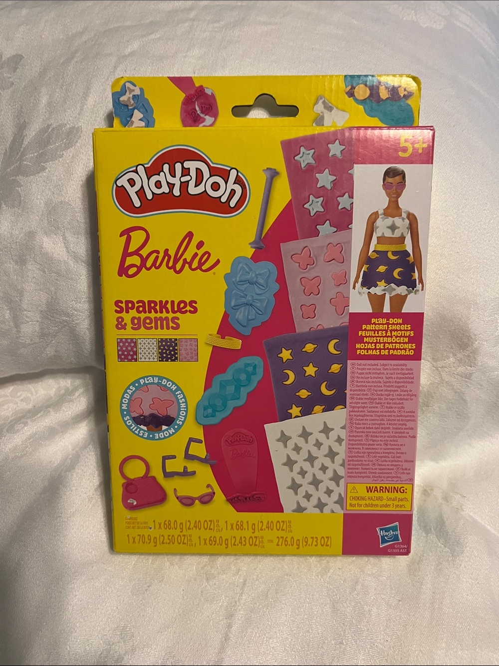 Play-Doh Barbie Sparkles & Gems Modeling Set - Yellow